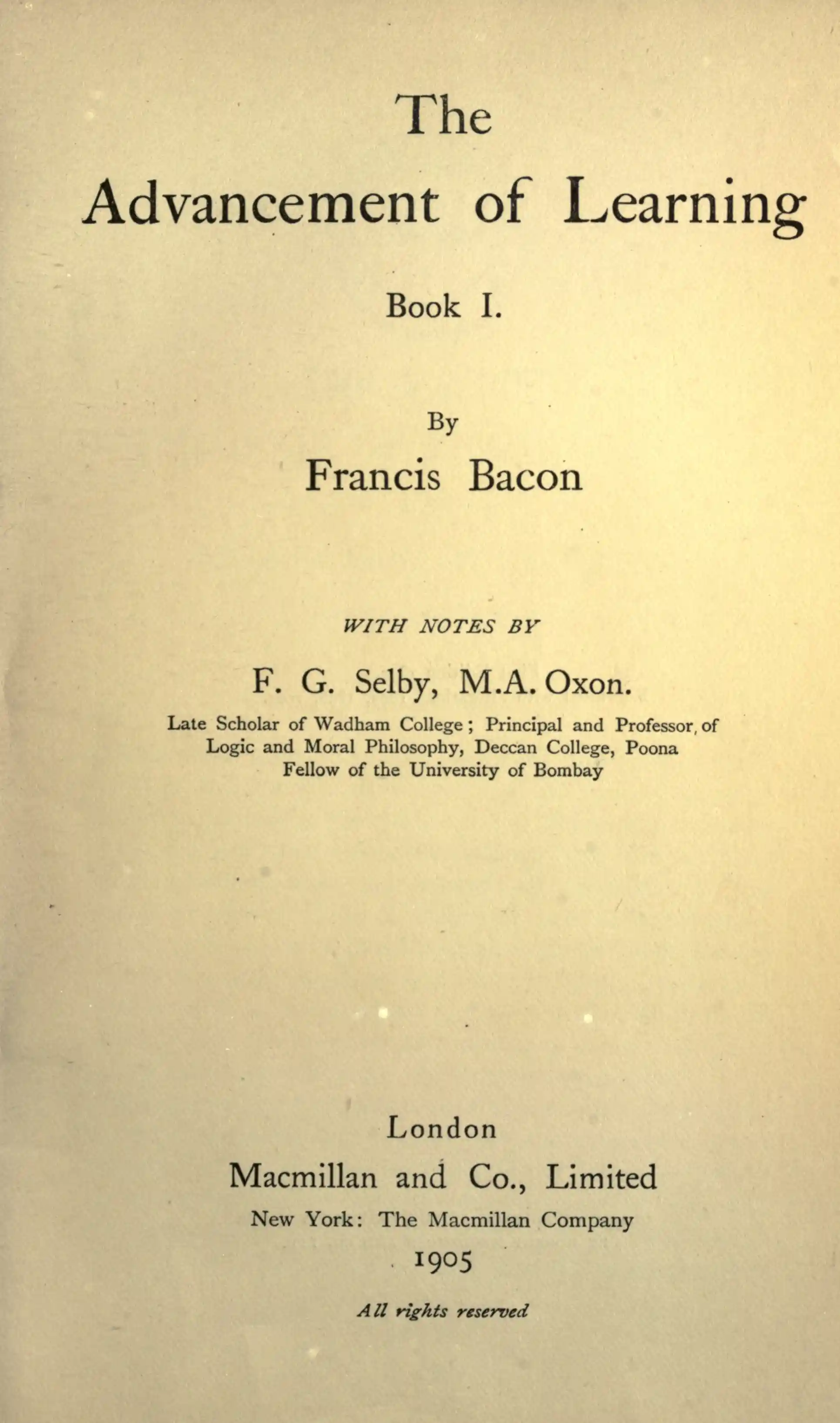 Three C's of Atmosphere One