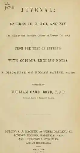 Vernon, an anecdotal novel