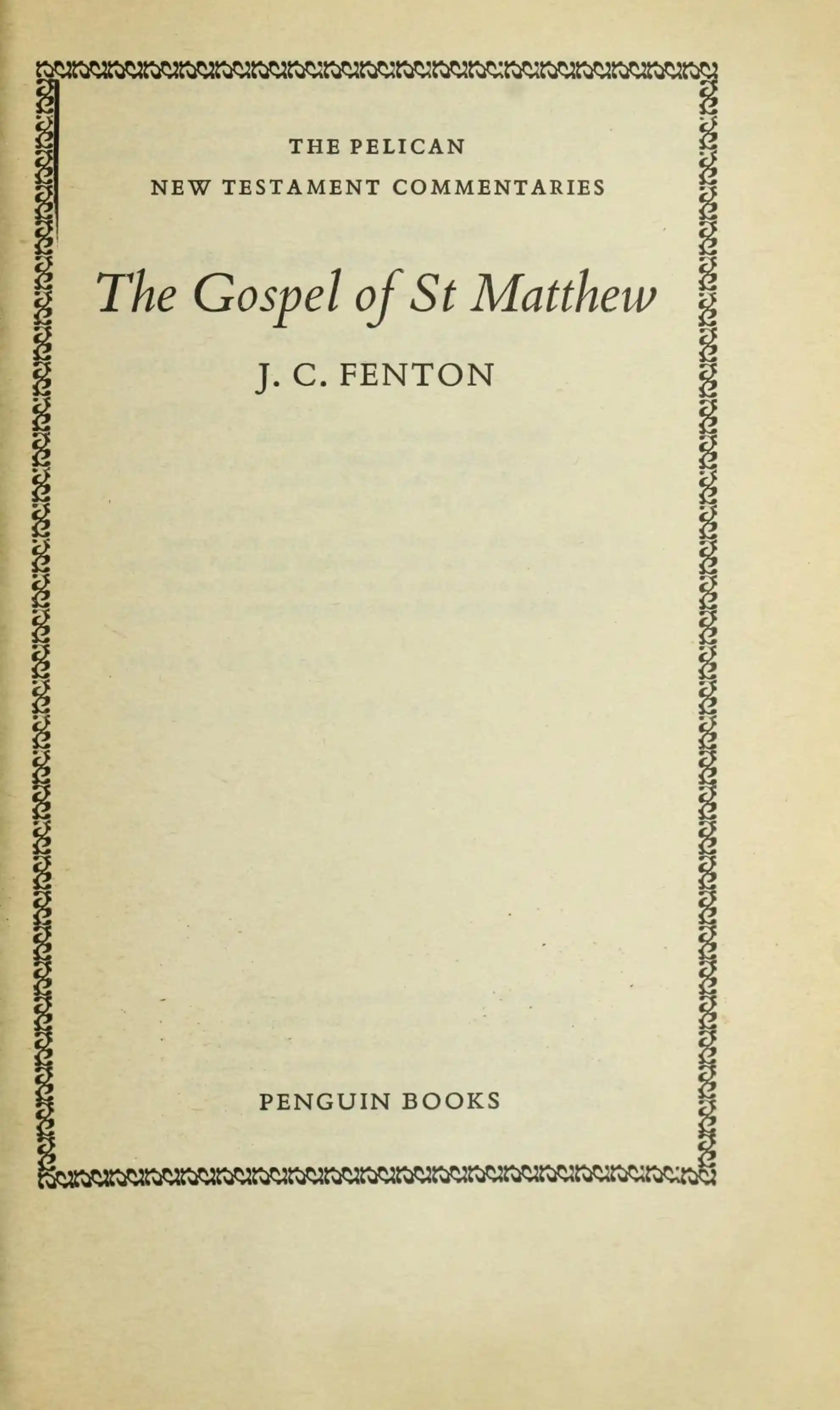 DISCOURSES & SAYINGS OF OUR LORD - V 1